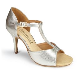 Туфли женские La International Dance Shoes (IDS) LTB-WHITE SATIN