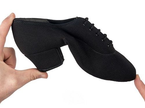   La  International Dance Shoes Rumba - Black Lycra