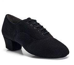   La  International Dance Shoes Rumba - Black Lycra